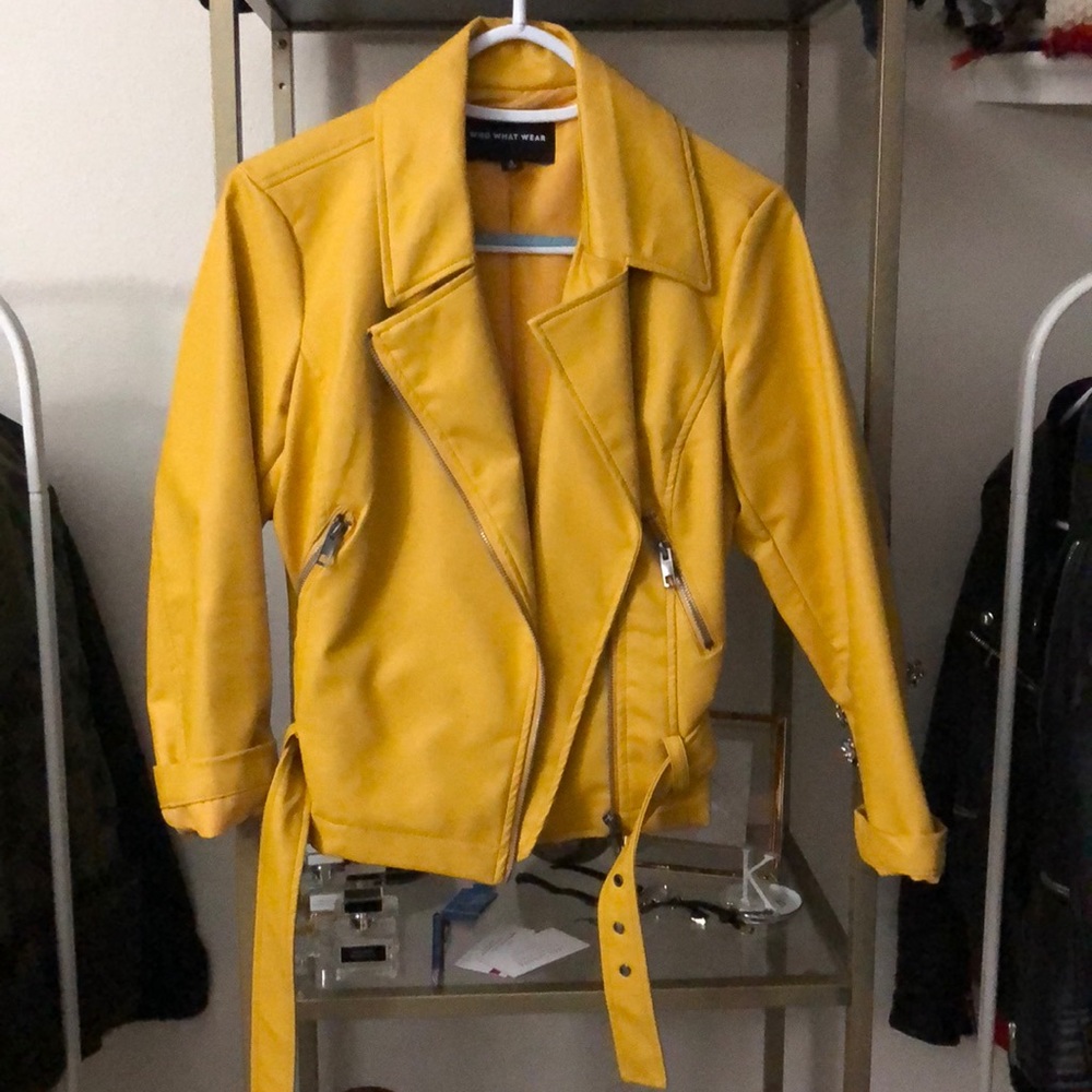 Yellow Bomber Jacket